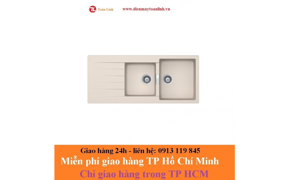Bồn rửa chén bằng đá Hafele Antonius HS-GDD11650/ 570.35.470 - Chính hãng