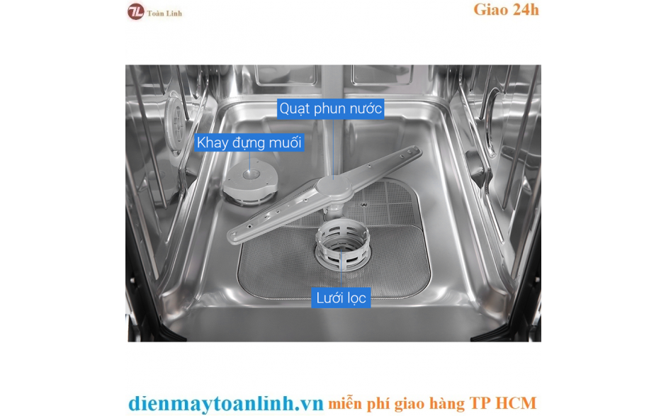Máy rửa chén Galanz W45A3A401M-0E1 SS 11 bộ - Chính Hãng