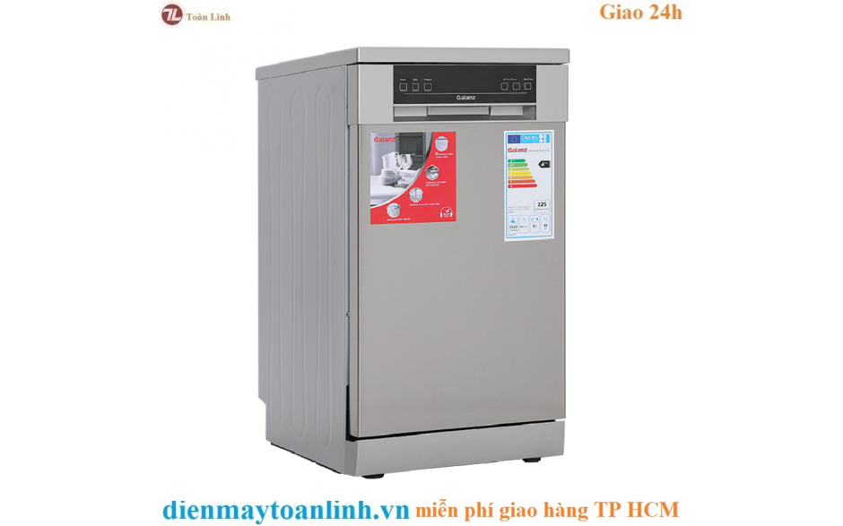 Máy rửa chén Galanz W45A3A401M-0E1 SS 11 bộ - Chính Hãng