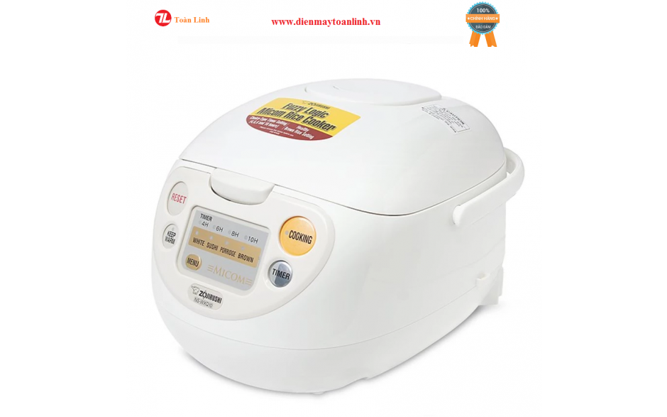 Nồi cơm điện tử Zojirushi ZONC-NS-WXQ18-WB 1,8 Lít - Chính hãng