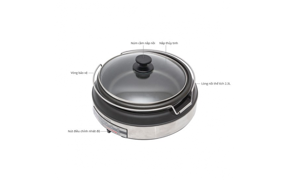Nồi lẩu điện Zojirushi ZONL-EP-LAQ15-XJ 2.3 Lít - Chính hãng